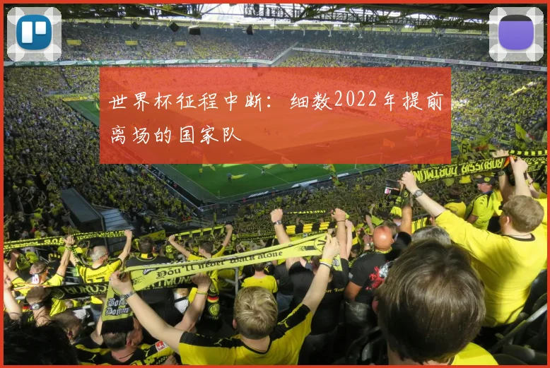 世界杯征程中断:细数2022年提前离场的国家队
